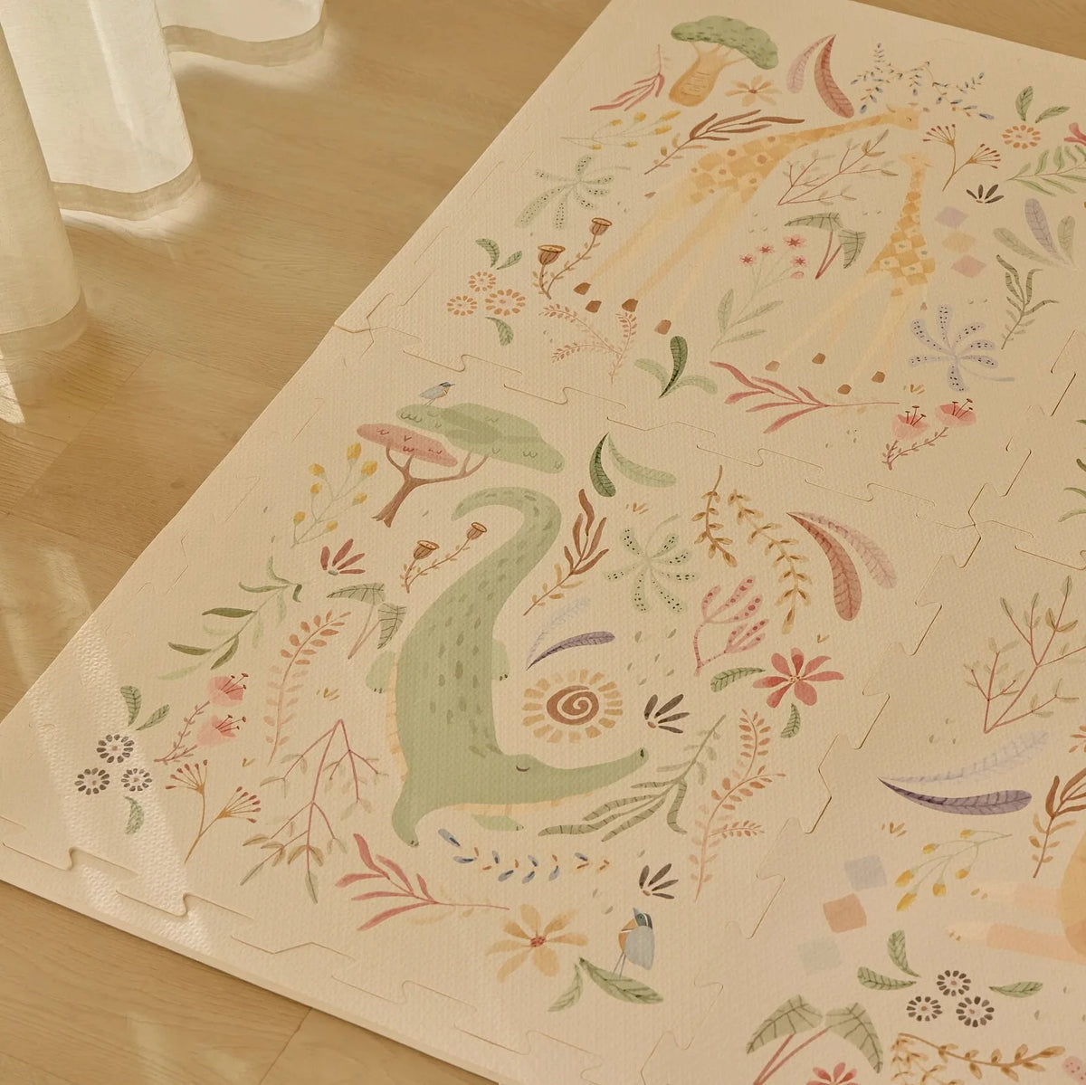 Little Dutch Foam Puzzelmat Speelkleed Safari Dieren 180 x 120 cm