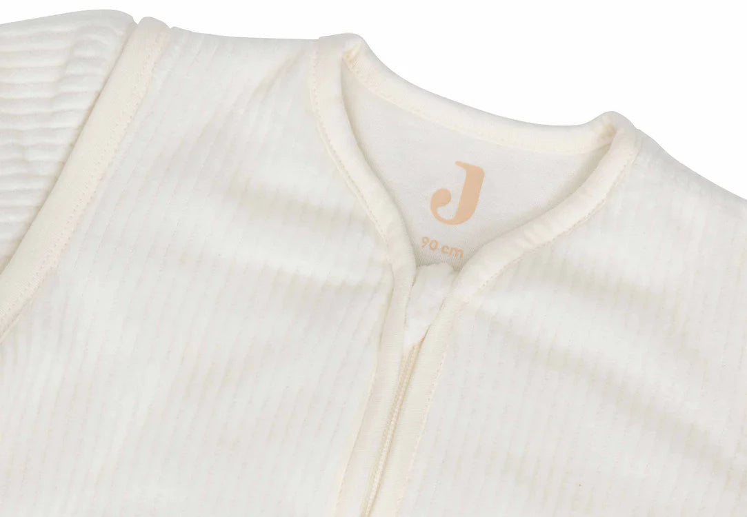Jollein Jollein Slaapzak Met Afritsbare Mouw 70cm - Rib Ivory - Decomusy