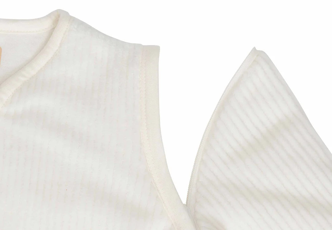 Jollein Jollein Slaapzak Met Afritsbare Mouw 70cm - Rib Ivory - Decomusy