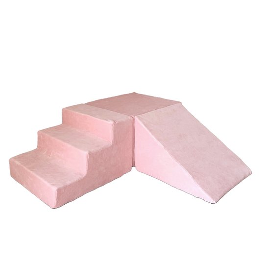 Moje. Moje. Foam Speelset - 3 elementen - Soft Velvet - Light Pink - Decomusy