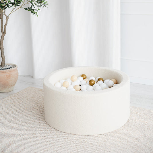 Moje. Moje. Bouclé Ballenbad - 90x40 cm - Créme - Decomusy