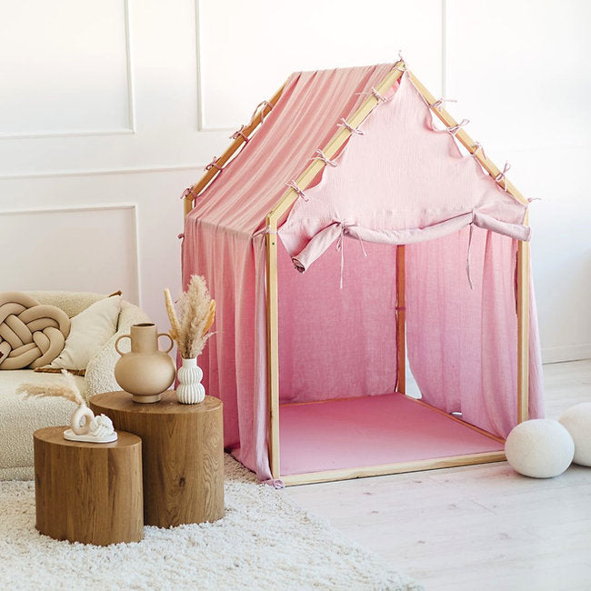 Moje. Moje. Playhouse Speelhuisje Scandi - Pink - Decomusy