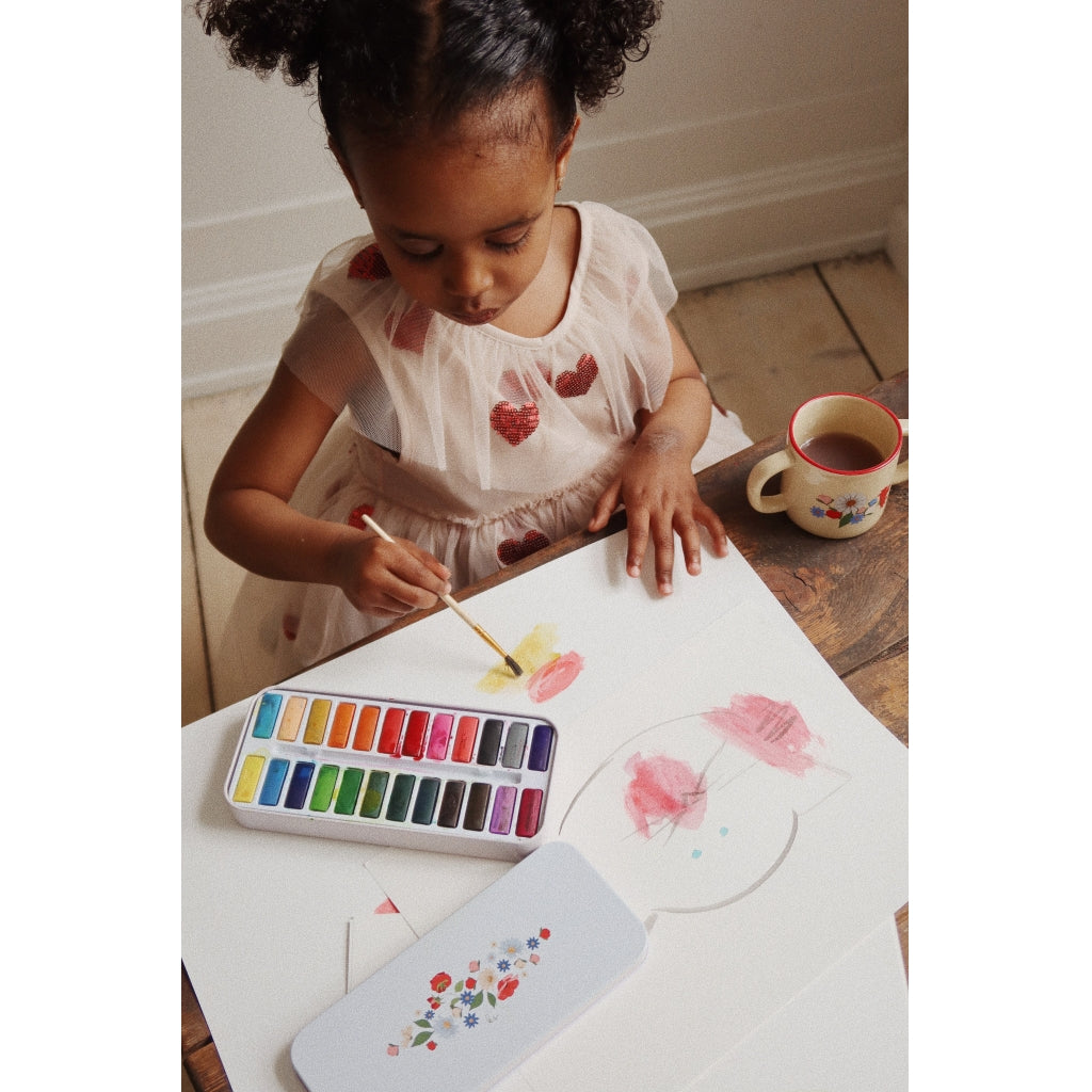 Konges Slojd Konges Slojd Aquarelverf - Water Colors Tin Box - Decomusy