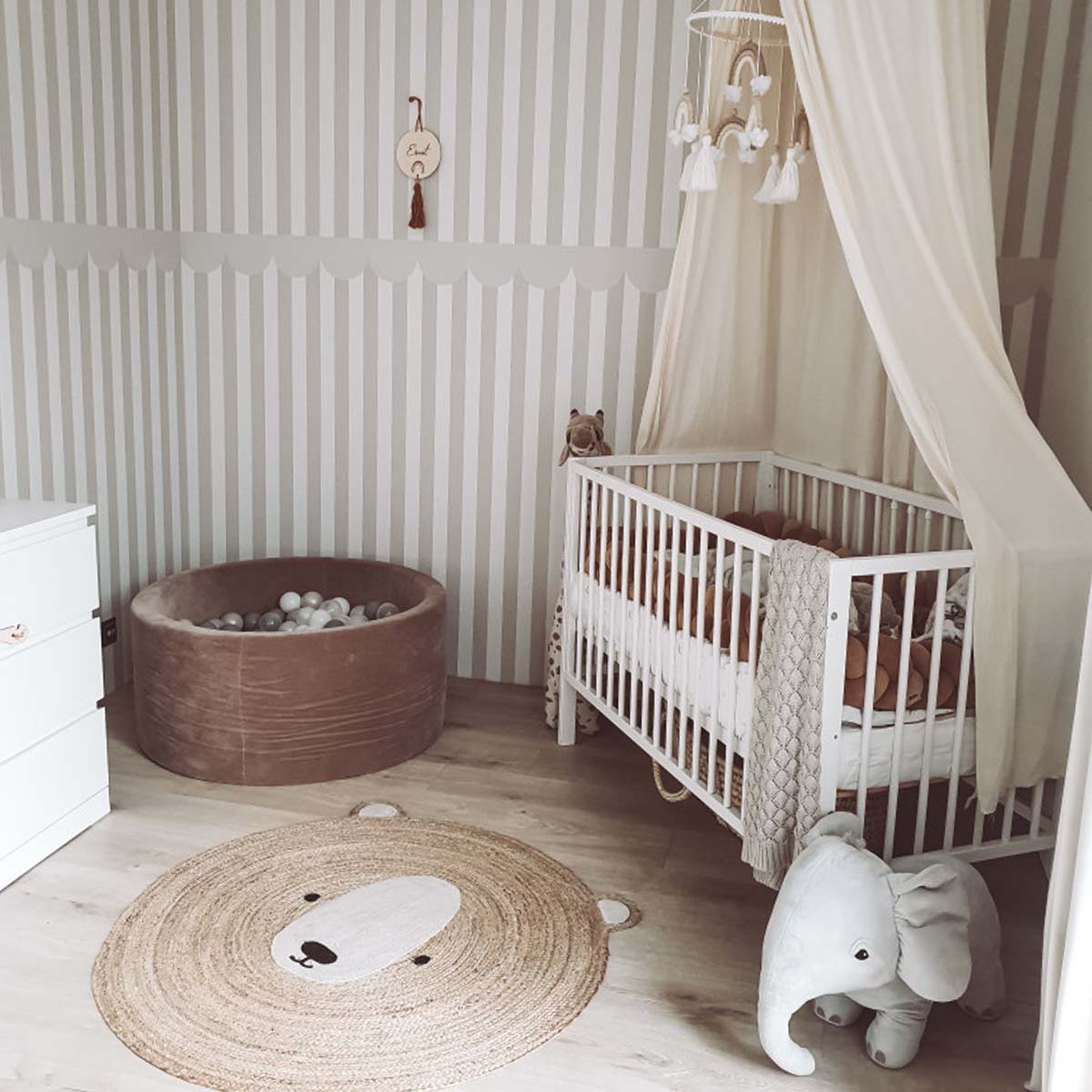 Dekornik Dekornik Behang Simple Rustic Beige White - Decomusy