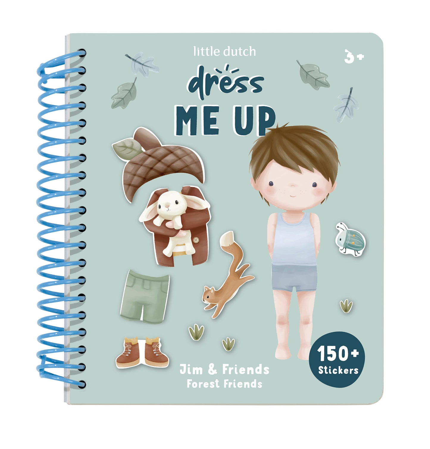 Little Dutch Little Dutch Aankleed- en stickerboek - Forest Friends - Decomusy