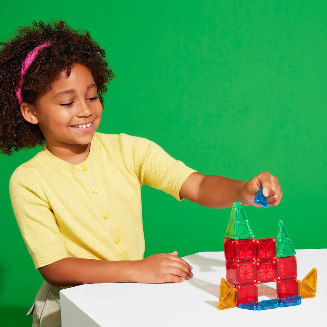 Magna-Tiles MAGNA-TILES® microMAGS Reisset, 26-Delige Magnetische Bouwset - Decomusy