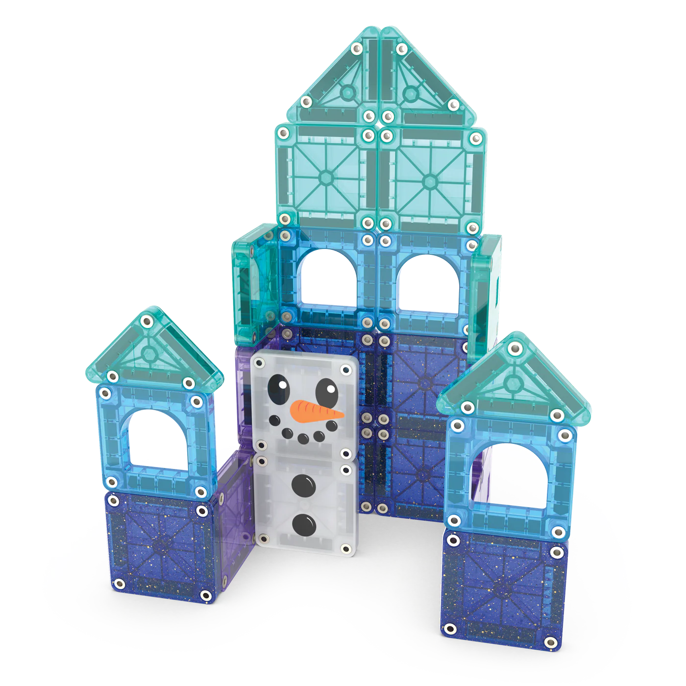 Magna-Tiles MAGNA-TILES® Winter Wonder Reisset, 26-Delige Magnetische Bouwset - Decomusy