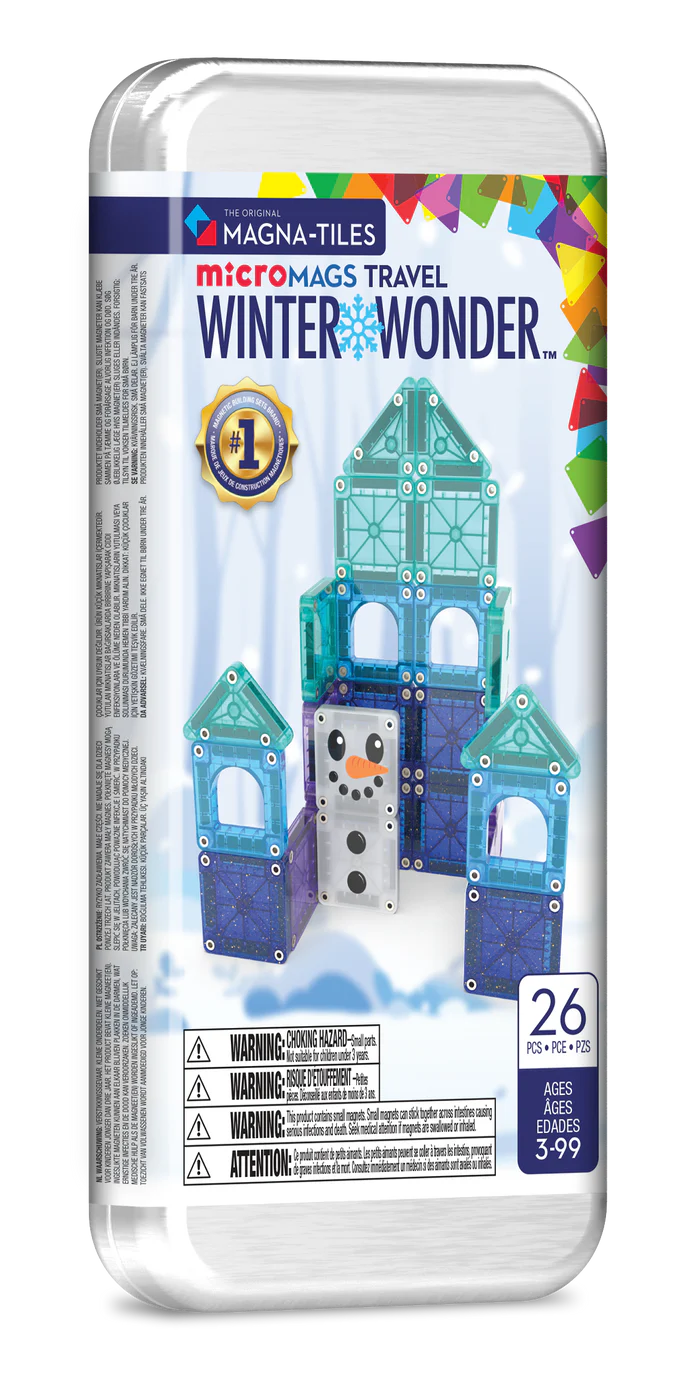 Magna-Tiles MAGNA-TILES® Winter Wonder Reisset, 26-Delige Magnetische Bouwset - Decomusy