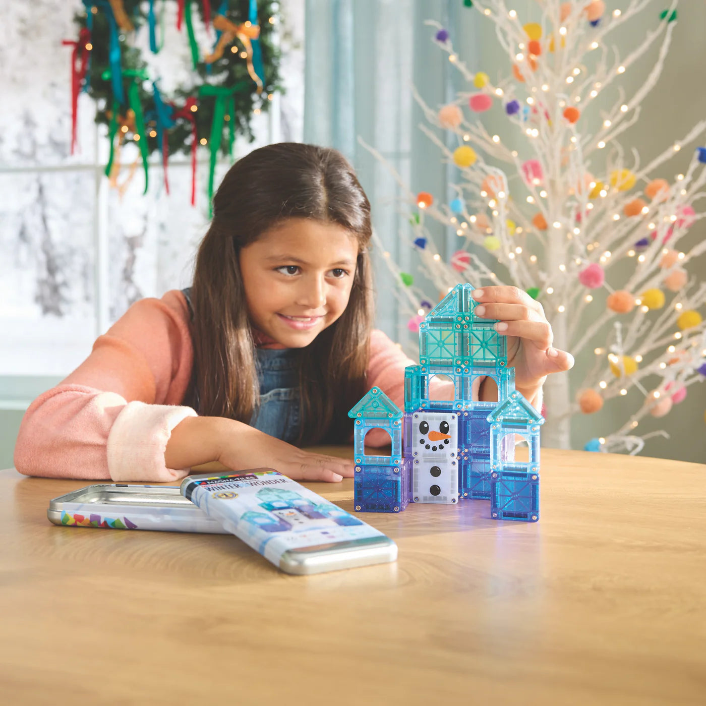 Magna-Tiles MAGNA-TILES® Winter Wonder Reisset, 26-Delige Magnetische Bouwset - Decomusy