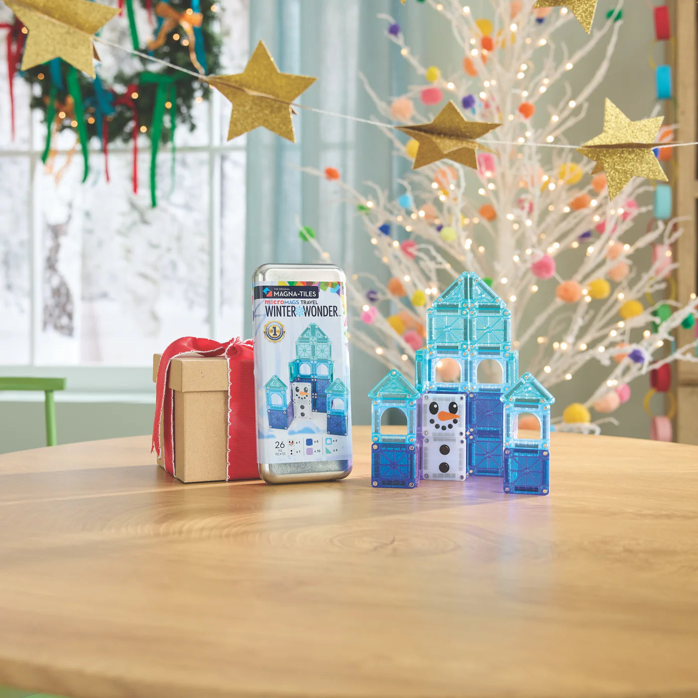 Magna-Tiles MAGNA-TILES® Winter Wonder Reisset, 26-Delige Magnetische Bouwset - Decomusy