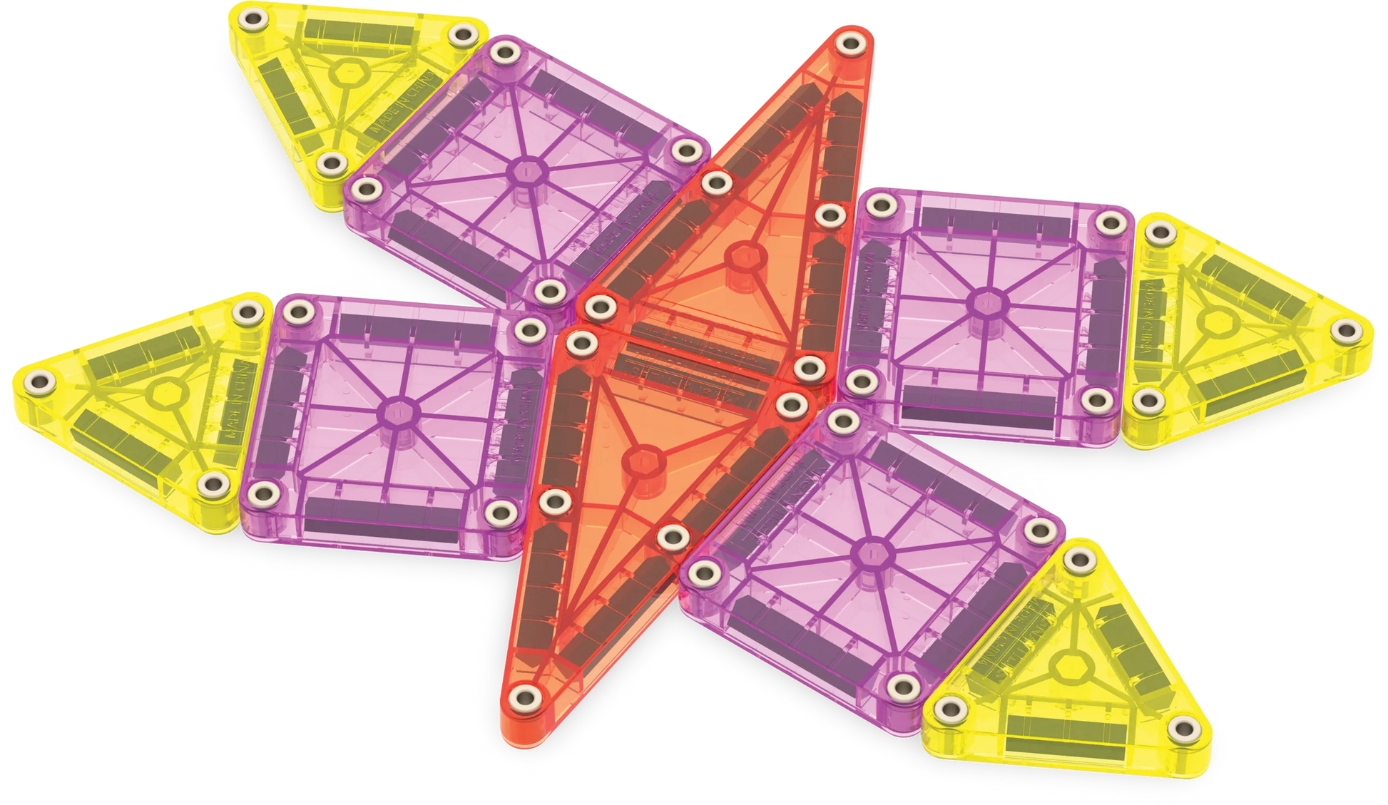 Magna-Tiles MAGNA-TILES® Reisset - Travel Set Deluxe - 55 stuks - Decomusy