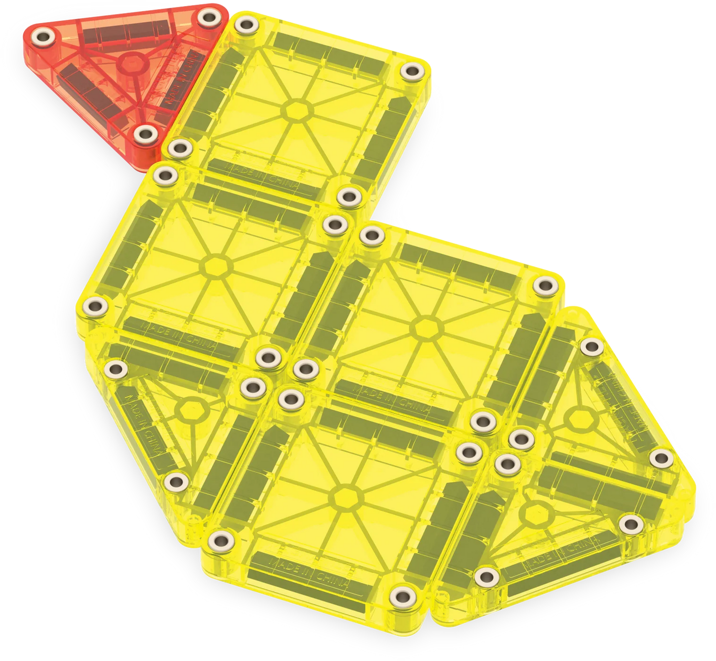 Magna-Tiles MAGNA-TILES® Reisset - Travel Set Deluxe - 55 stuks - Decomusy