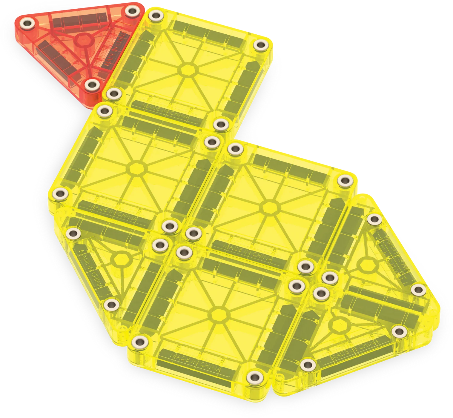 Magna-Tiles MAGNA-TILES® Reisset - Travel Set Deluxe - 55 stuks - Decomusy