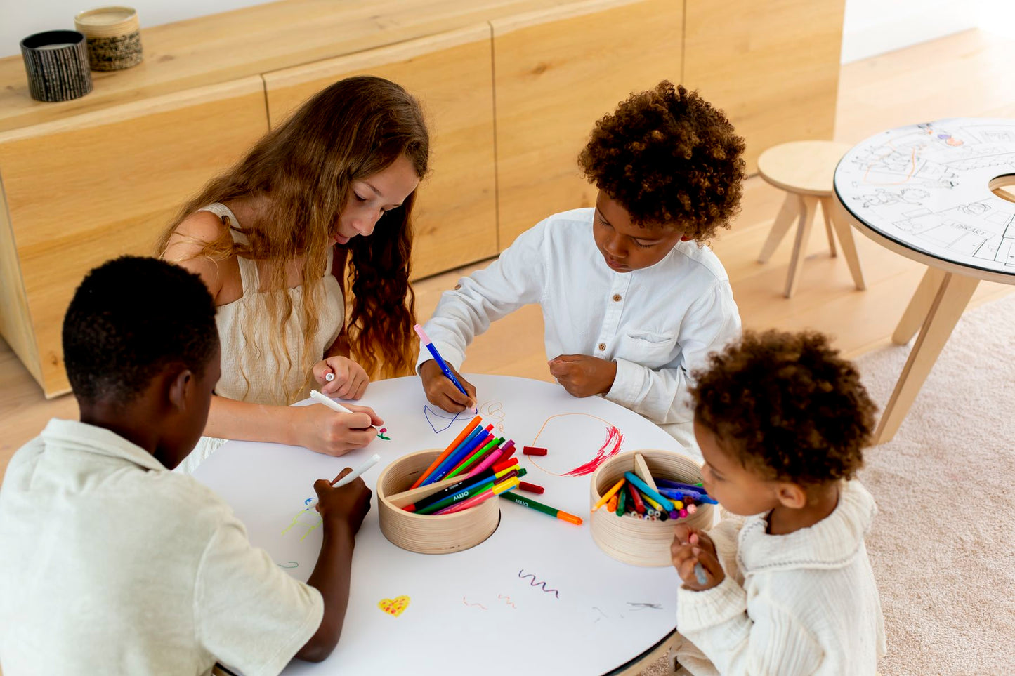 Drawin'Kids Drawin'Kids Navulling van 20 witte vellen voor Drawin'table Home Edition - Free Inspiration - Decomusy