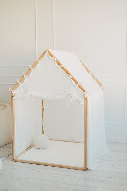 Moje. Moje. Playhouse Speelhuisje Scandi - White - Decomusy