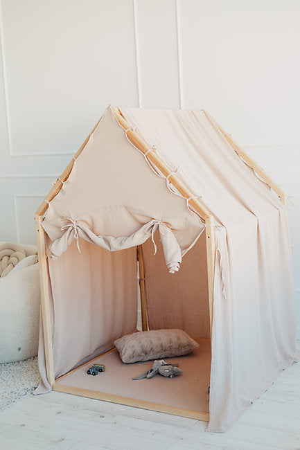 Moje. Moje. Playhouse Speelhuisje Scandi - Beige - Decomusy