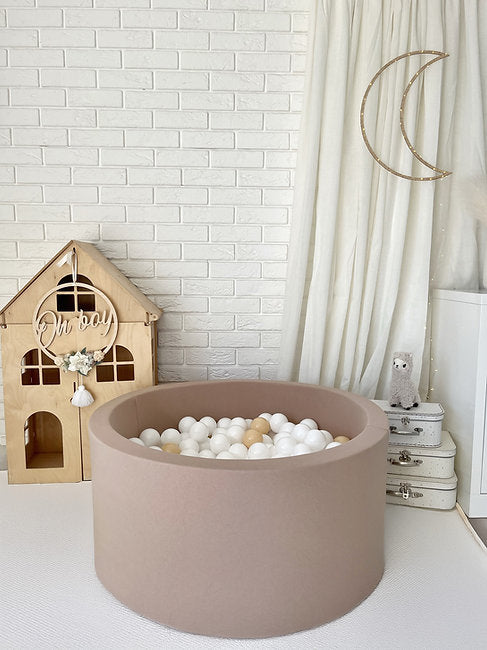 Moje. Moje. Ballenbad - 90x40 cm - Cotton - Beige - Decomusy