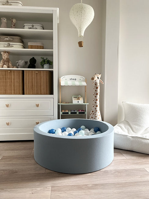 Moje. Moje. Ballenbad - 90x40 cm - Cotton - Blue - Decomusy