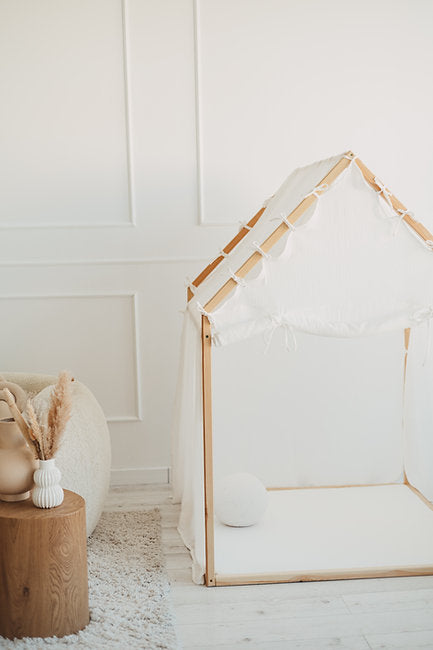 Moje. Moje. Playhouse Speelhuisje Scandi - White - Decomusy