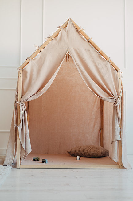 Moje. Moje. Playhouse Speelhuisje Scandi II - Beige - Decomusy