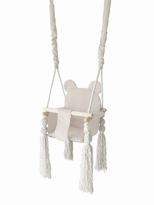 Moje. Moje Babyschommel Teddybeer - Ecru - Decomusy