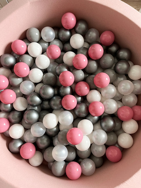 Moje. Moje. Ballenbad - 90x40 cm - Cotton - Pink - Decomusy