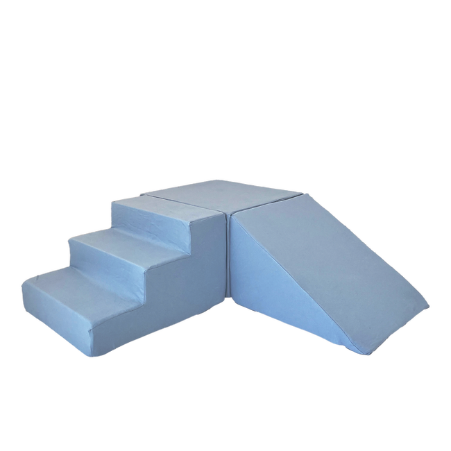 Moje. Moje. Foam Speelset 3 elementen - Cotton - Blue - Decomusy