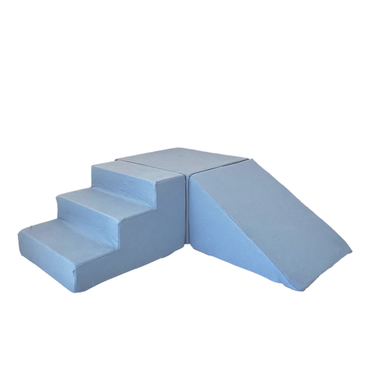 Moje. Moje. Foam Speelset 3 elementen - Cotton - Blue - Decomusy