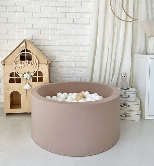 Moje. Moje. Ballenbad - 90x40 cm - Cotton - Beige - Decomusy