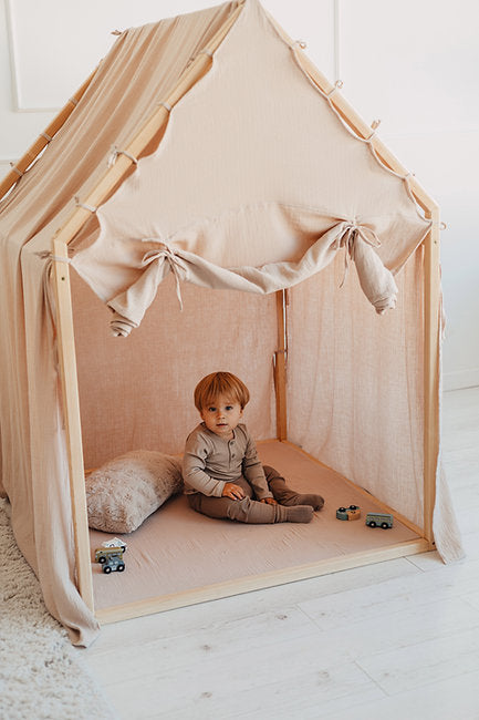 Moje. Moje. Playhouse Speelhuisje Scandi - Beige - Decomusy