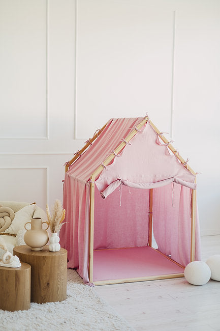 Moje. Moje. Playhouse Speelhuisje Scandi - Pink - Decomusy