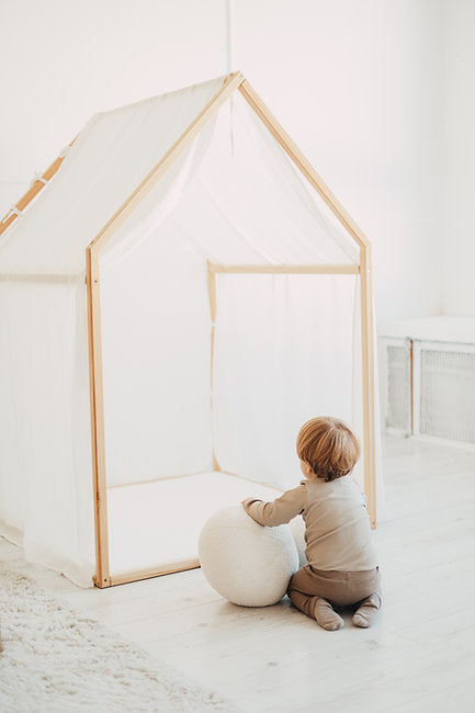 Moje. Moje. Playhouse Speelhuisje Scandi - White - Decomusy