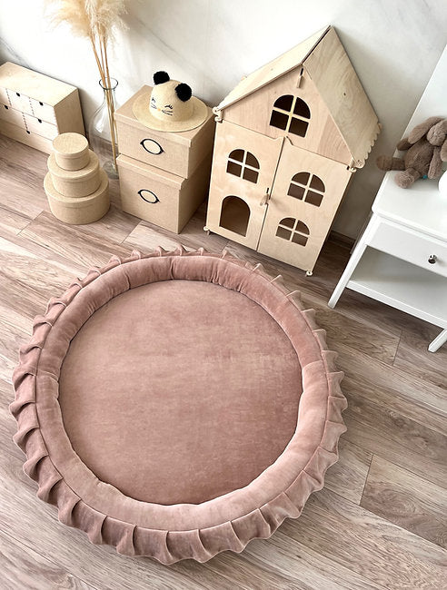 Moje. Moje. Speelnest - Soft Velvet Dark Beige - Decomusy