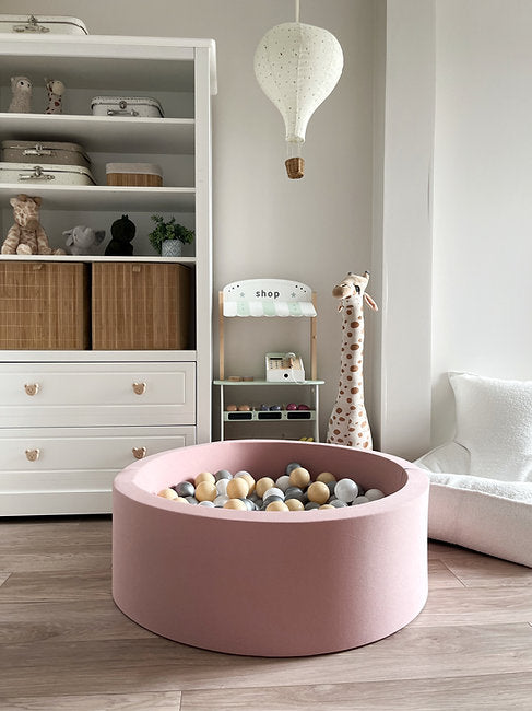 Moje. Moje. Ballenbad - 90x40 cm - Cotton - Pink - Decomusy