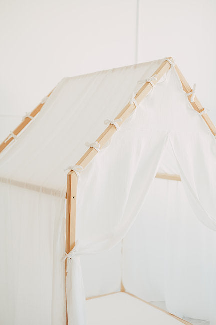 Moje. Moje. Playhouse Speelhuisje Scandi II - White - Decomusy