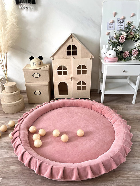 Moje. Moje. Speelnest - Soft Velvet Raspberry Pink - Decomusy