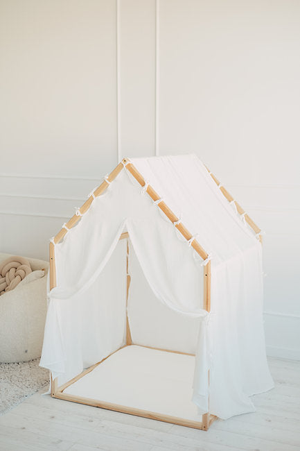 Moje. Moje. Playhouse Speelhuisje Scandi II - White - Decomusy