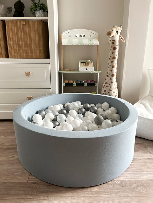 Moje. Moje. Ballenbad - 90x40 cm - Cotton - Blue - Decomusy