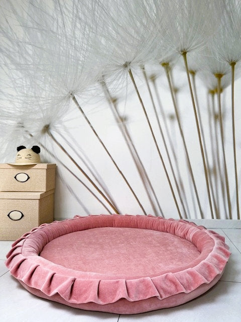 Moje. Moje. Speelnest - Soft Velvet Raspberry Pink - Decomusy