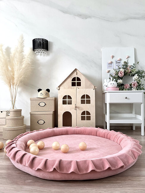 Moje. Moje. Speelnest - Soft Velvet Raspberry Pink - Decomusy