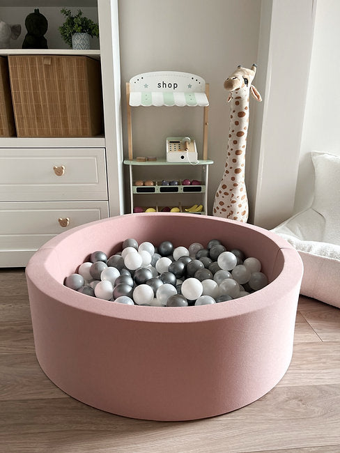 Moje. Moje. Ballenbad - 90x40 cm - Cotton - Pink - Decomusy