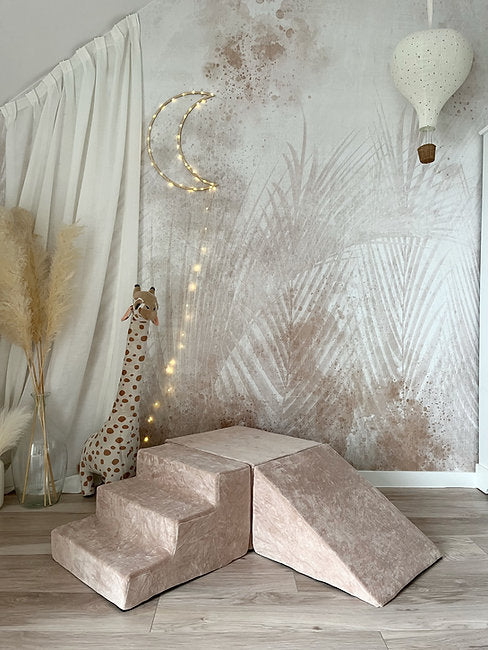 Moje. Moje. Foam Speelset - 3 elementen - Soft Velvet - Dark Beige - Decomusy