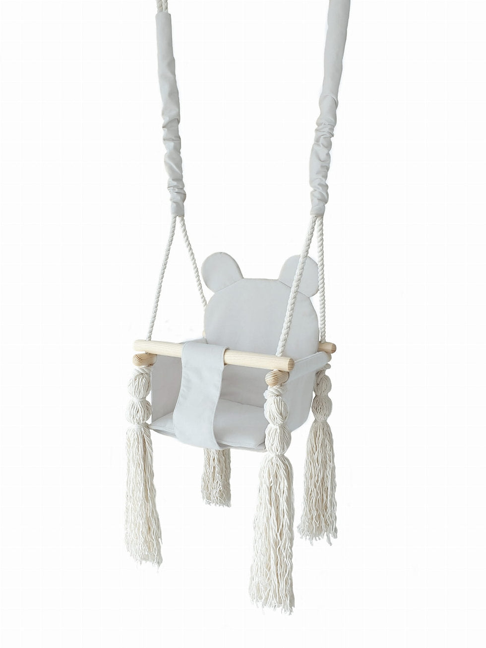 Moje. Moje Babyschommel Teddybeer - Grey - Decomusy