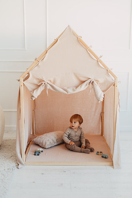 Moje. Moje. Playhouse Speelhuisje Scandi - Beige - Decomusy