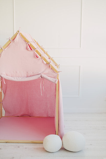 Moje. Moje. Playhouse Speelhuisje Scandi - Pink - Decomusy