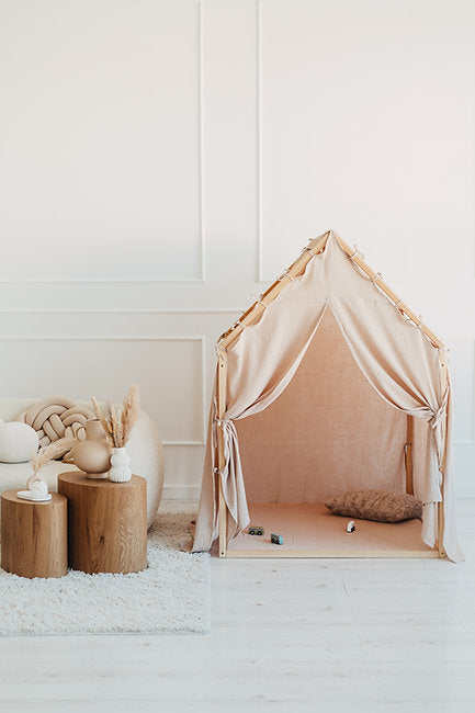 Moje. Moje. Playhouse Speelhuisje Scandi II - Beige - Decomusy