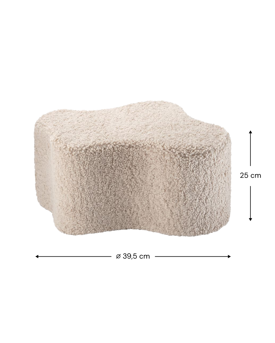 Wigiwama Wigiwama Cloud Pouffe Poef - Biscuit - Decomusy