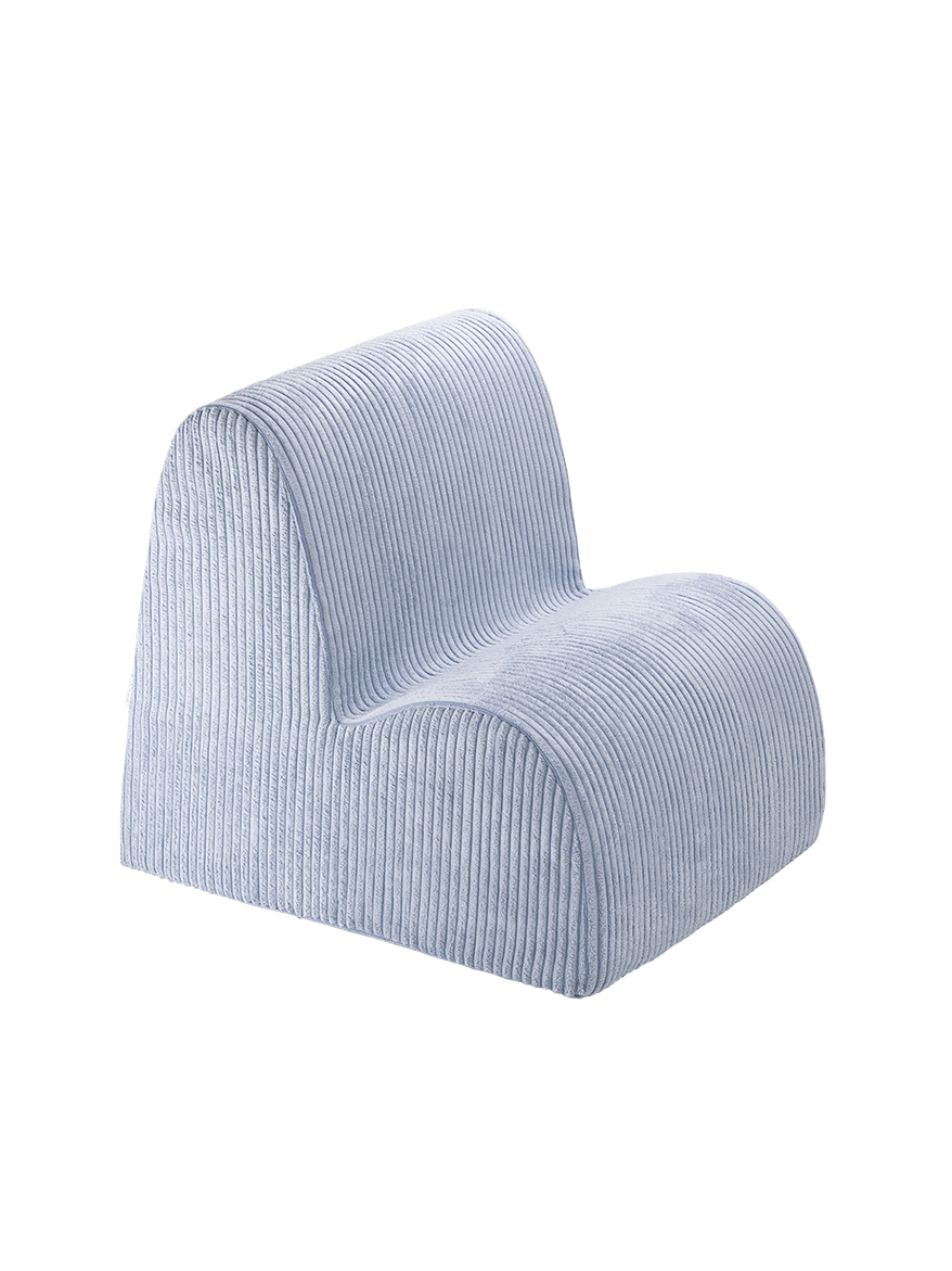 Wigiwama Wigiwama Cloud Beanbag Chair Kinderfauteuil - Blueberry Blue - Decomusy