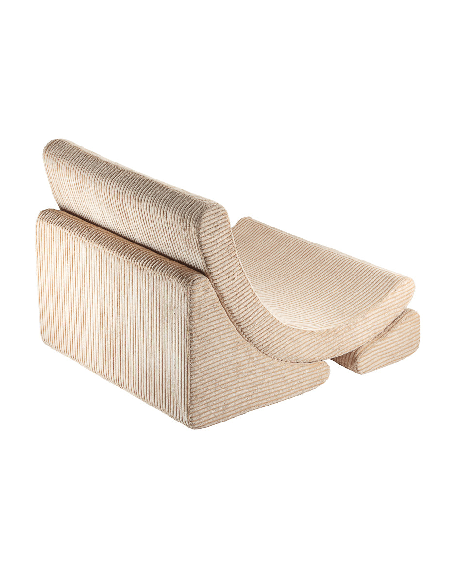 Wigiwama Wigiwama Beanbag Moon Chair Kinderfauteuil - Brown Sugar - Decomusy