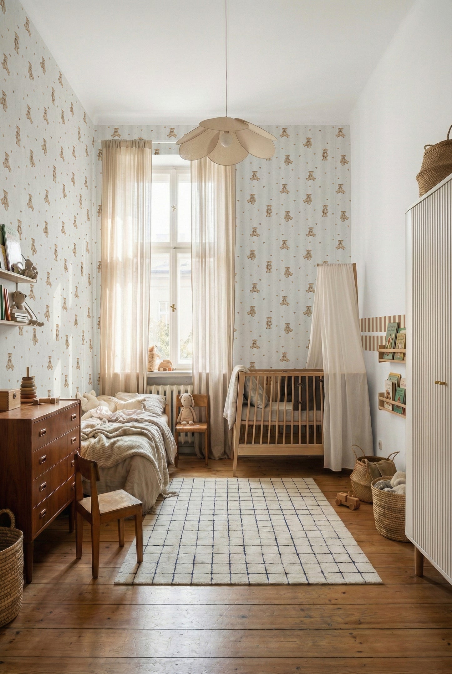 Dekornik Dekornik Vliesbehang Teddy Bears Cute - Decomusy